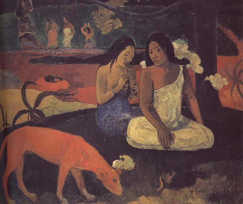 Paul Gauguin Happy Woman Sweden oil painting art